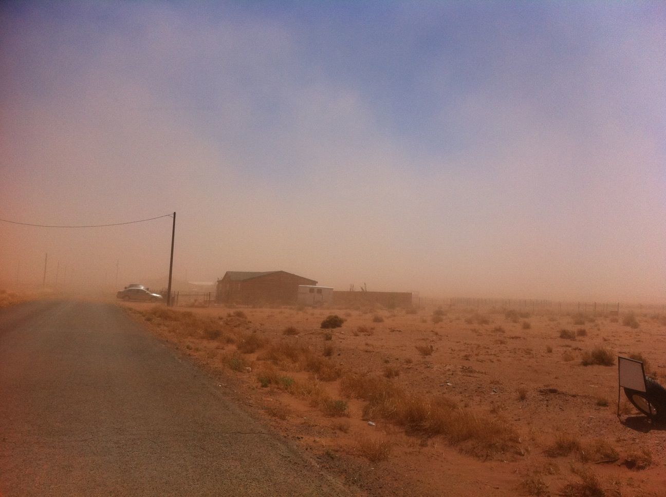 Winslow dust storm